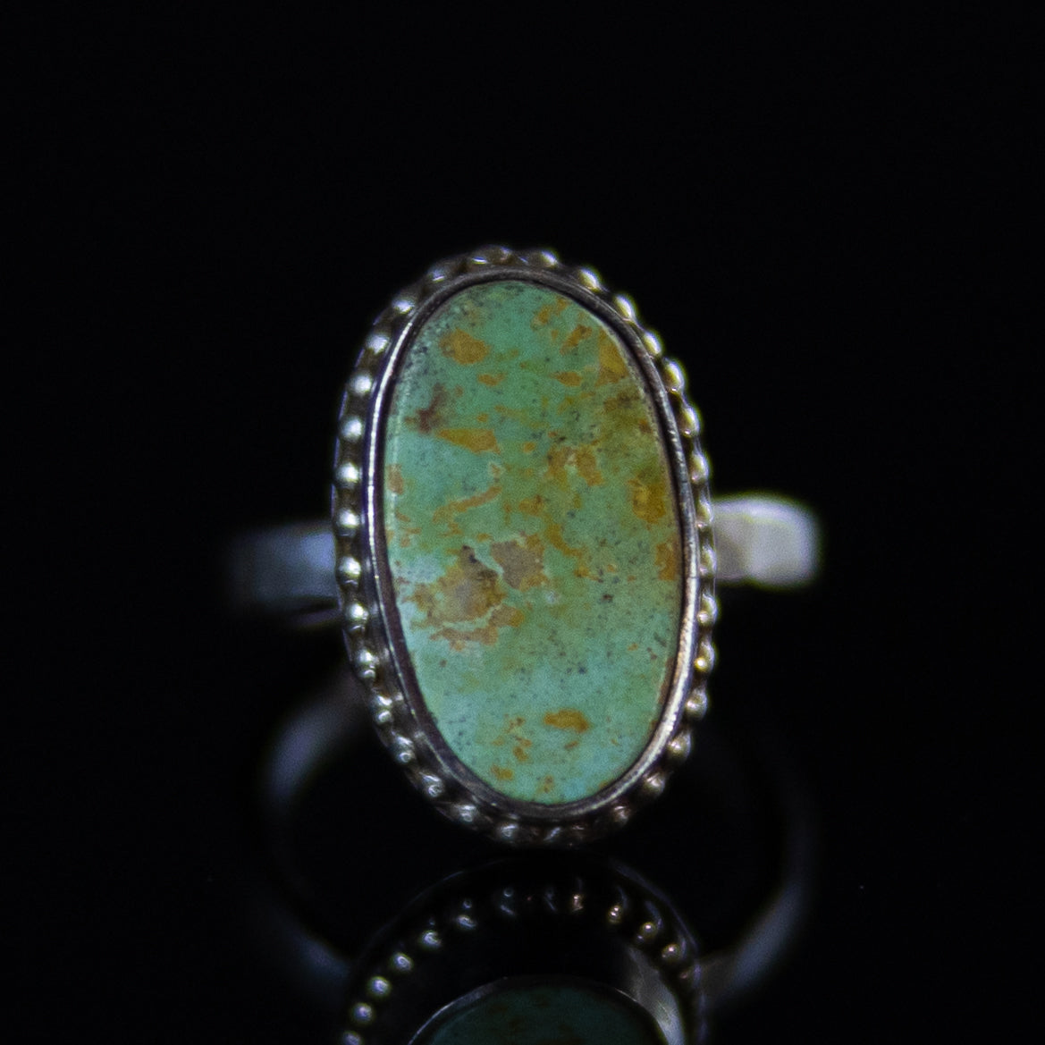 Oval Turquoise Statement Ring