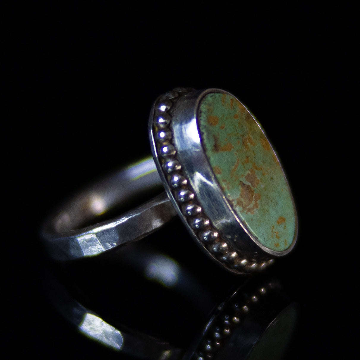 Oval Turquoise Statement Ring