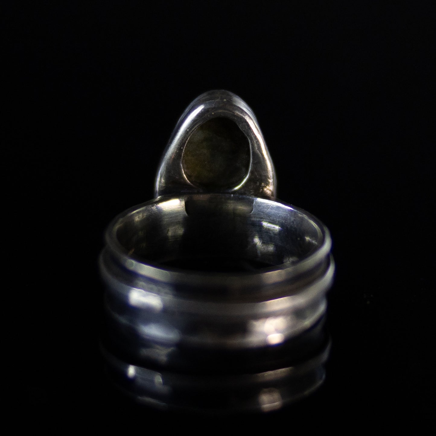 Labradorite Enamel Ring