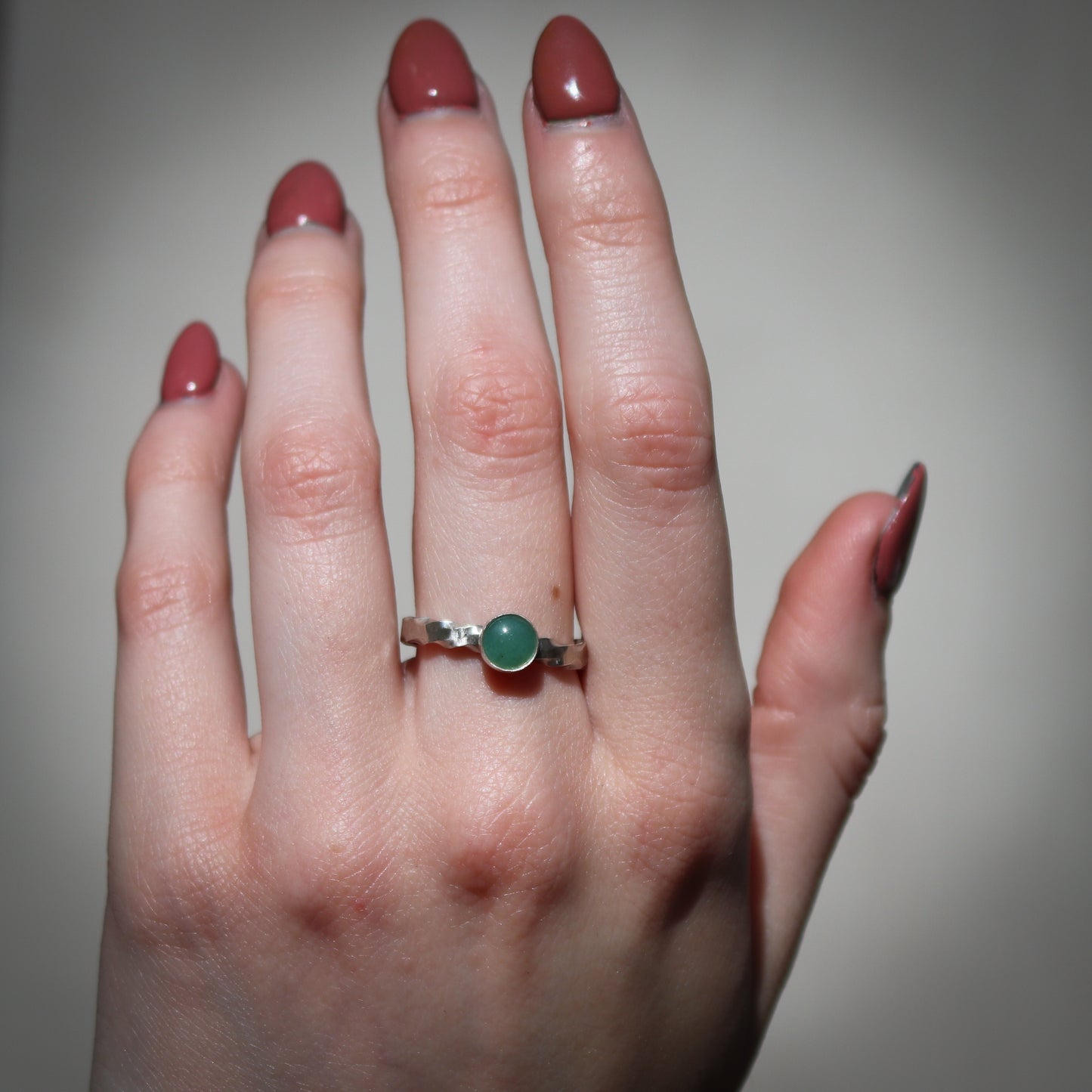 Aventurine Accent Ring