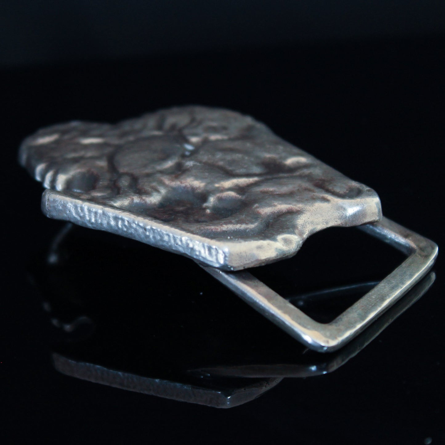 Silver Bison Buckle