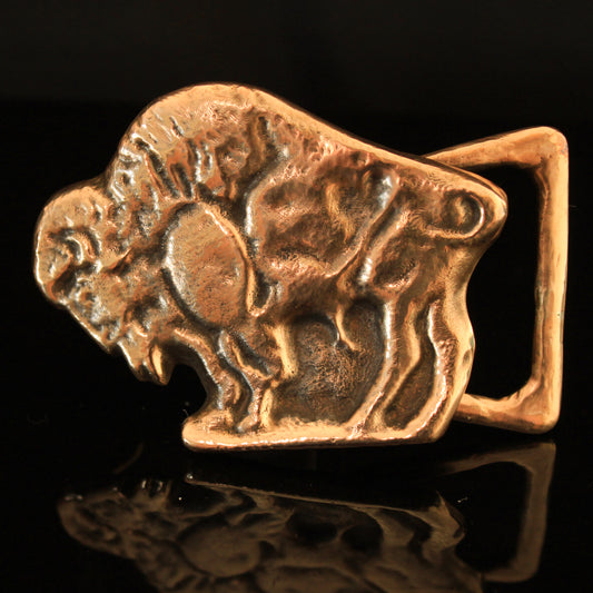 Bronze Bison Buckle