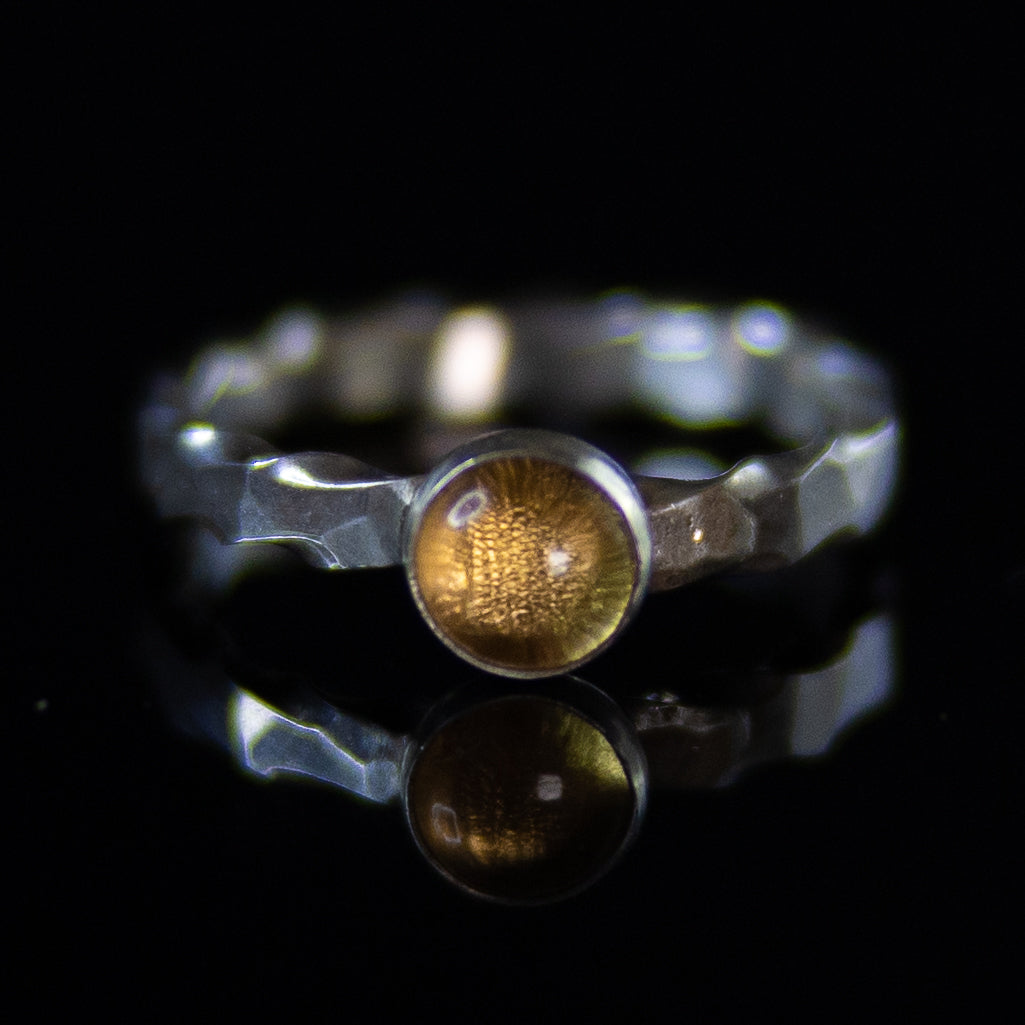 Citrine accent ring